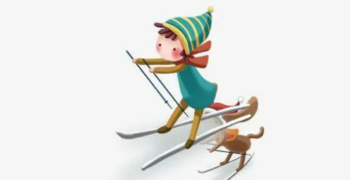 滑雪不会刹车女生一路靠吼下坡，网友：这不是滑雪，是在练江东狮吼啊