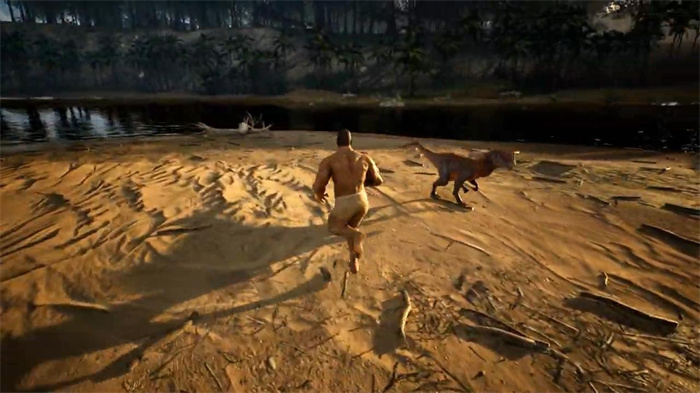 虚幻5《方舟2》粉丝概念预告 大恐龙的悠闲生活