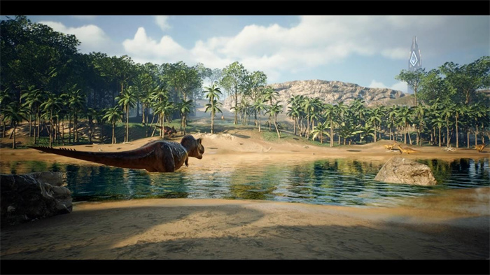 虚幻5《方舟2》粉丝概念预告 大恐龙的悠闲生活