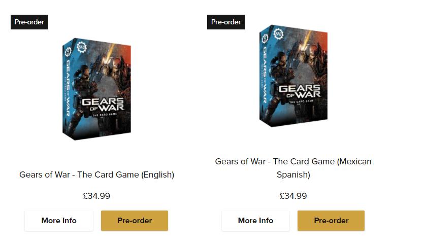《战争机器：卡牌游戏》开启预购 售价34.99英镑