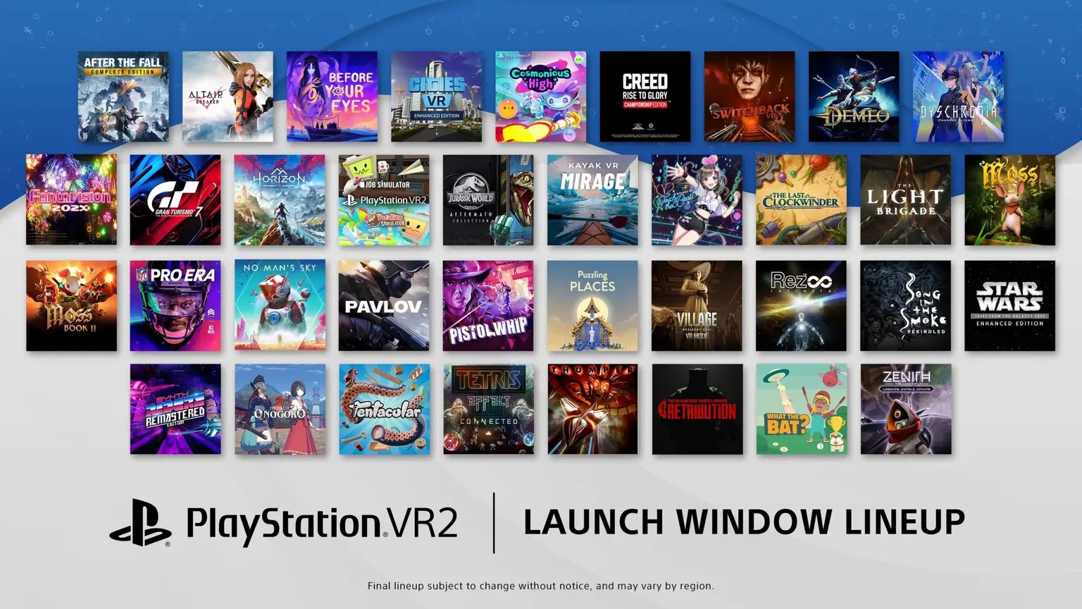 索尼：目前有超百款游戏正在为PS VR2开发