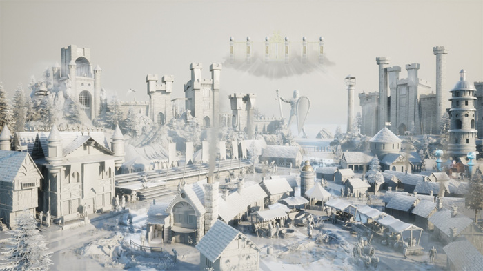 虚幻5重制《英雄无敌3》人族城堡 画面太唯美了