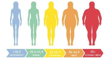 女性BMI图片 女生bmi正常范围表